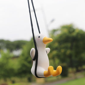 Car Swing Duck Automobile Hanging Ornament Cross-border Foreign Trade Car Rearview Mirror Pendant To Swing Duck Automobile Hanging Ornament