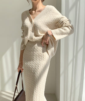 Fashionable Knitted Dress Sweater Women