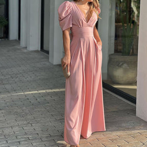 Fashion Elegant Plus Size Wide Legs Jumpsuit