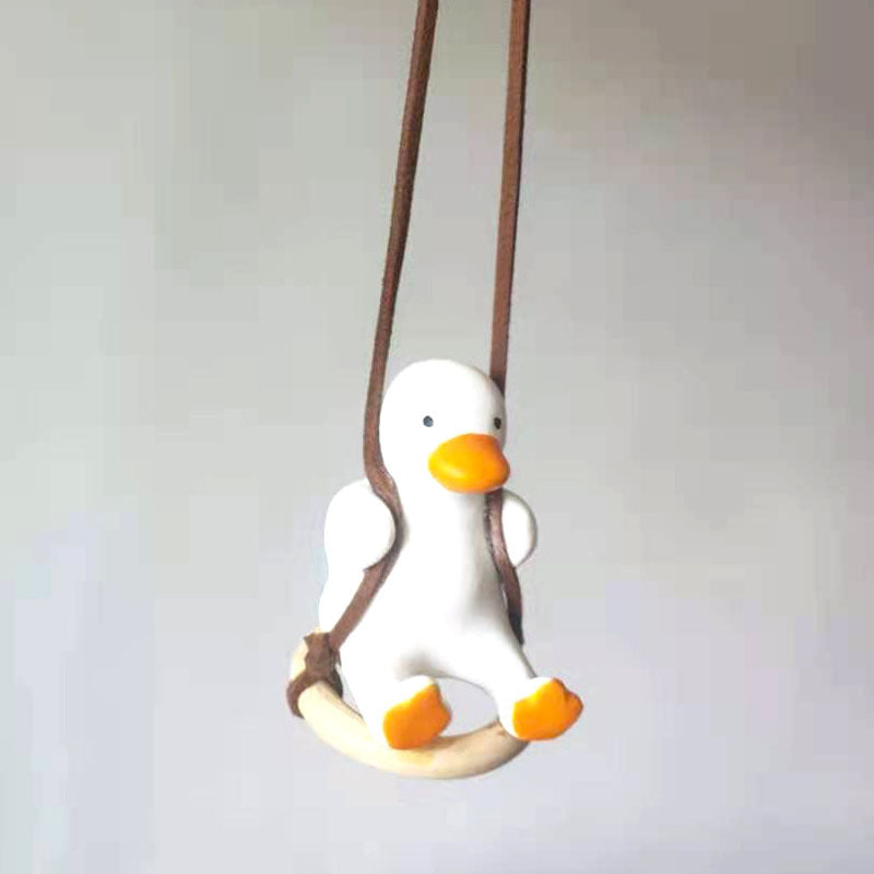 Car Swing Duck Automobile Hanging Ornament Cross-border Foreign Trade Car Rearview Mirror Pendant To Swing Duck Automobile Hanging Ornament