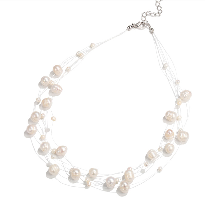 Freshwater Pearl Sweater Necklace