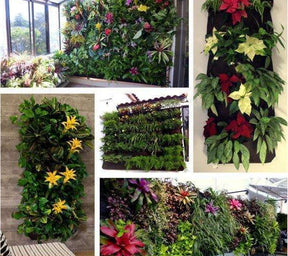 Wall Garden Hanging Planting Bags Vertical Outdoor Indoor Planter