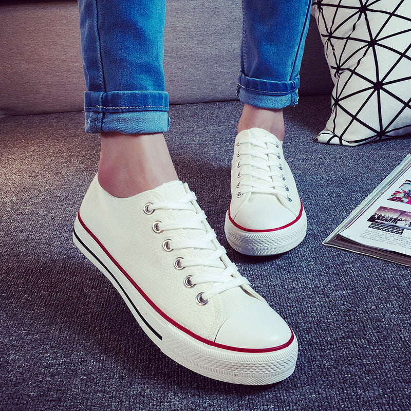 The Manufacturer Direct Wholesale Basic Low Canvas Shoes Casual Shoes For Men And Women Shoes Vulcanized Rubber Boots Korean Students