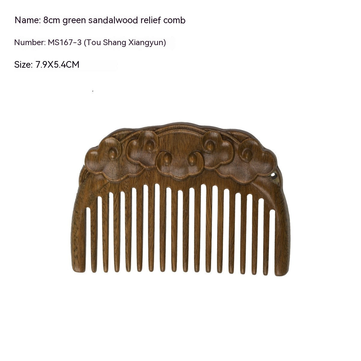 Antique Mini Sandalwood Comb Home