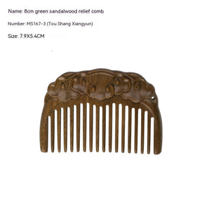 Antique Mini Sandalwood Comb Home