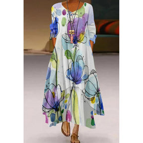 Summer New Printing 3D Printing Dress