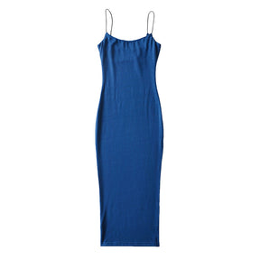 Slim Fit Side Split Dress Women