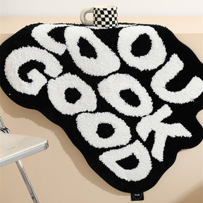 Letter Flocking Simple Home Carpet