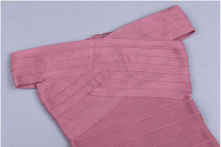 Sexy Off Shoulder Women Bandage Dress