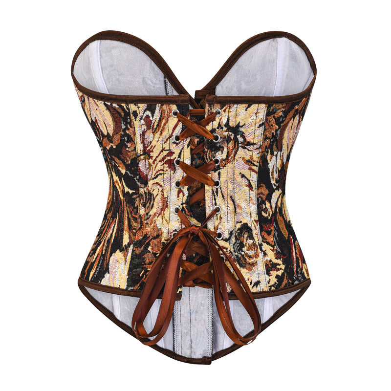 Court-style Corset Belly-contracting Chest-supporting Corset