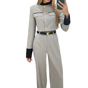 Elegant Wide-leg Pants For Women Suit