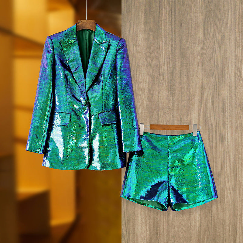 Suit Coat Shorts Fashion Suit Two-piece Suit