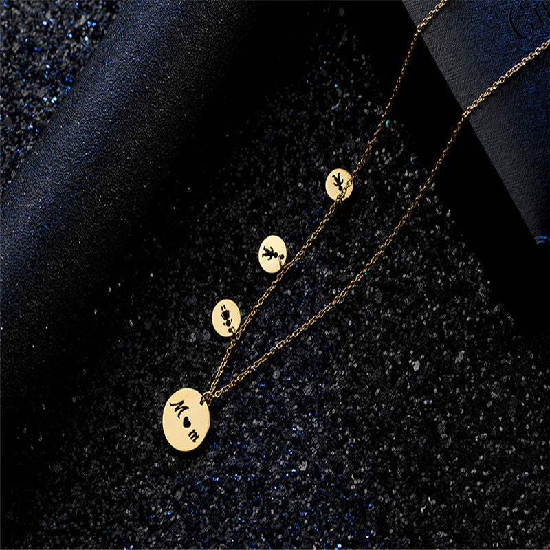Daughter son Pendant Necklace