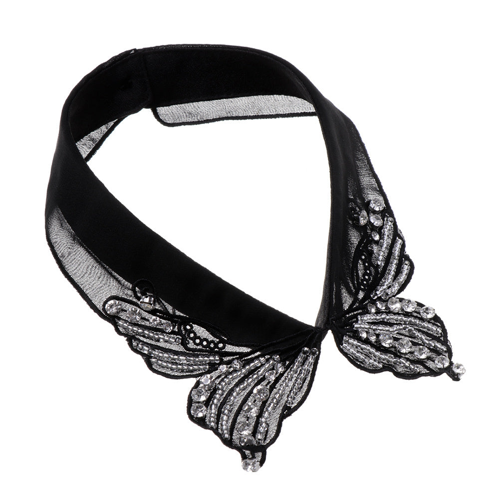 New Ladies Retro Detachable Cotton Lace Fake Collar