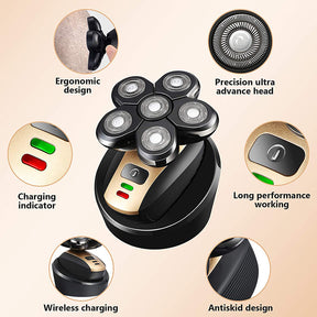 5 In 1 Multifunctional Electric Shaver 5 Blade Razor For Men Shaved Head Rechargeable Shaving Machine Beard Nose Hair Trimmer