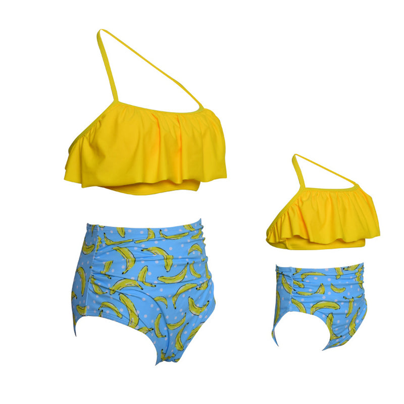 Family Match Mom and Daughter Swimwear