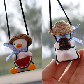 Car Swing Duck Automobile Hanging Ornament Cross-border Foreign Trade Car Rearview Mirror Pendant To Swing Duck Automobile Hanging Ornament