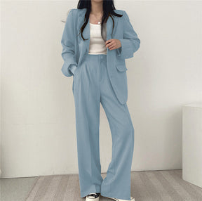 Korean Style Casual Suit Set Women
