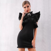 Vestidos Verano Ruffles Tassel Black Min