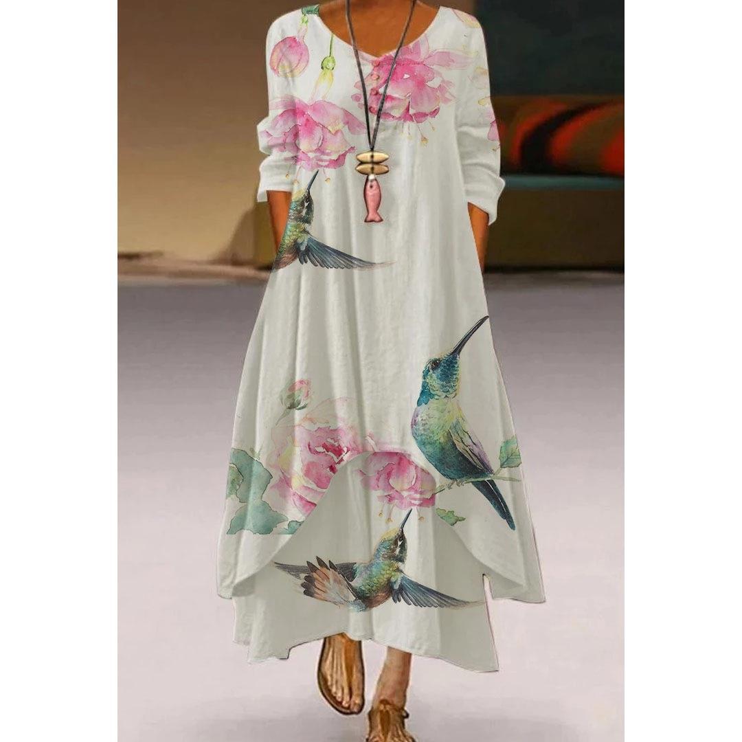 Summer New Printing 3D Printing Dress