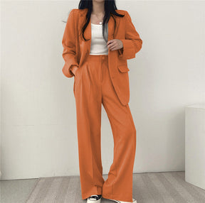 Korean Style Casual Suit Set Women