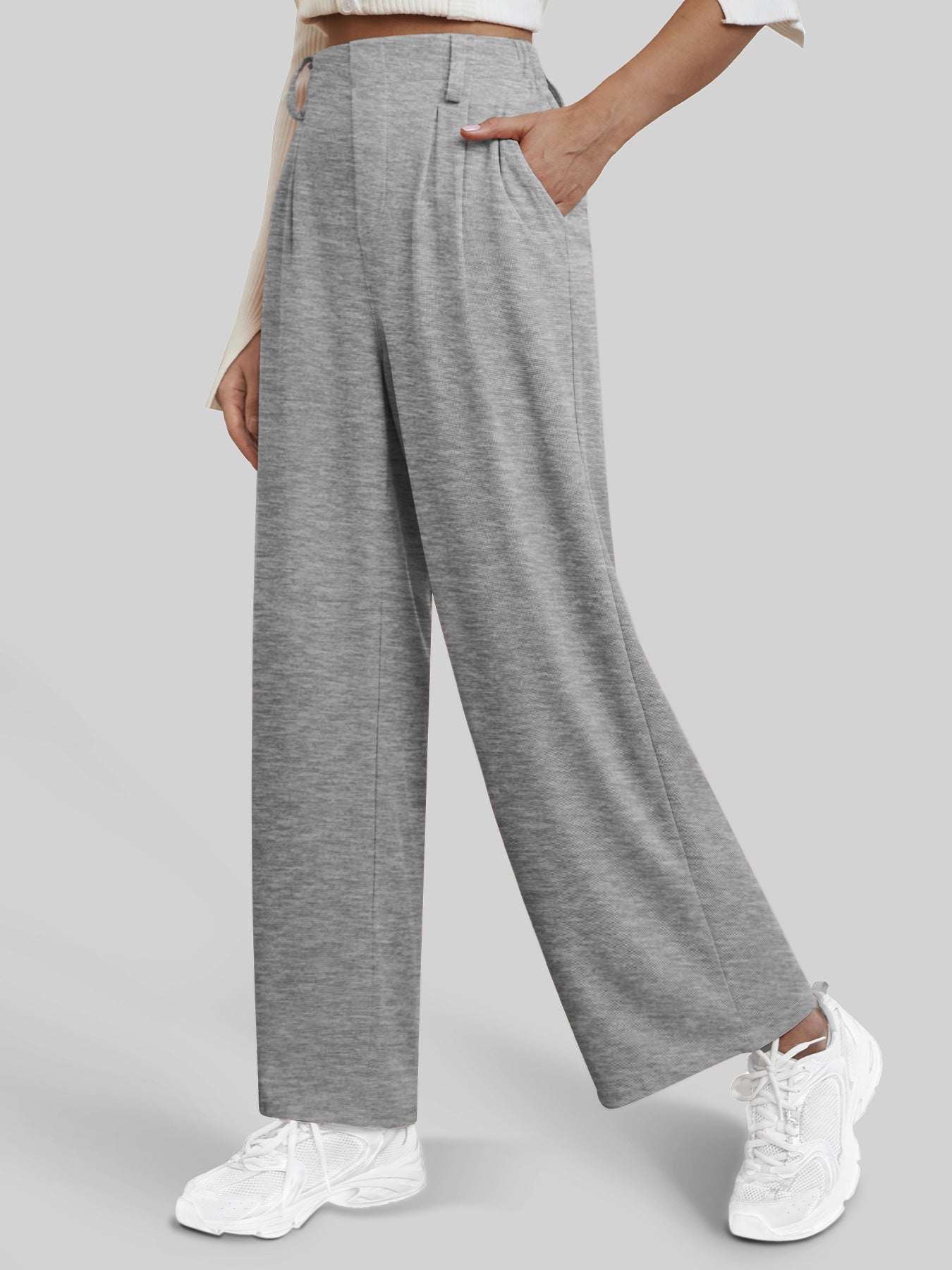 Women's Casual Straight Pants Wide-leg Pants