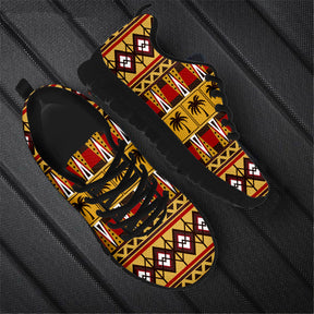 Printed Sports And Leisure Mesh Running Shoes For Men And Women