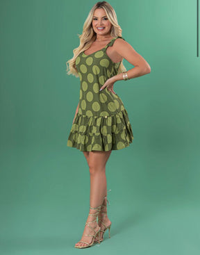 Green dress two