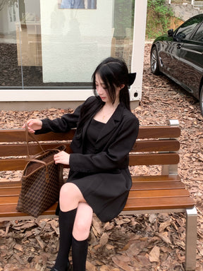 Plus Size Plus Size Ladies French Pleated Sling Short Suit