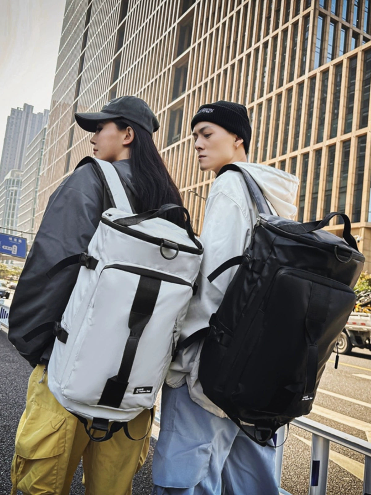 Male Student Short-Distance Multipurpose Storage Backpack