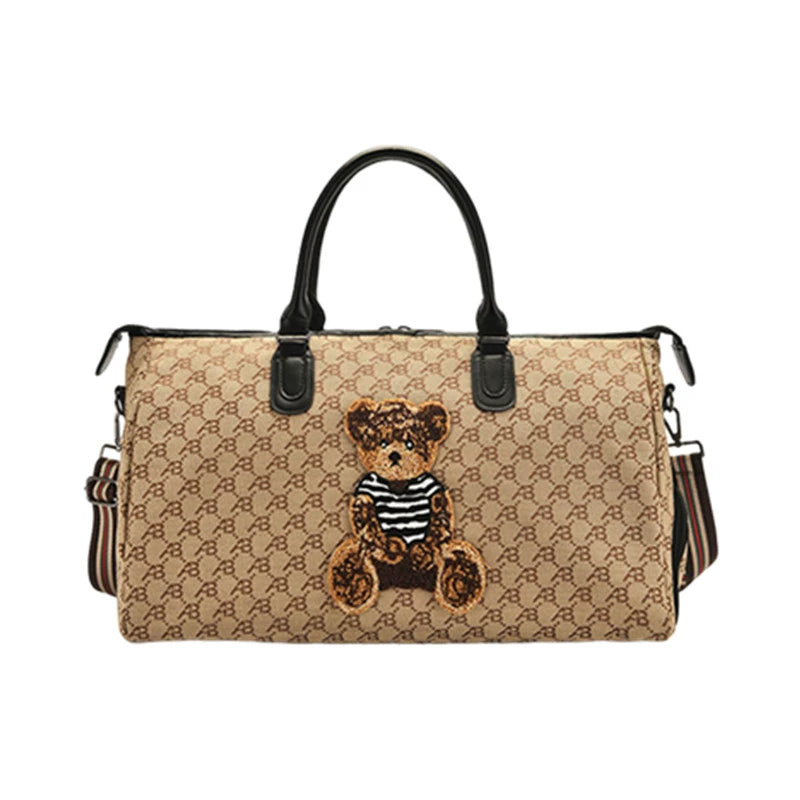 Short-Distance Travel Bag Men's Crossbody Lightweight Tote Large Capacity Luggage Storage Bag Women's Fashion Trolley Case Boarding Bag