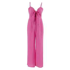 Sling Wide-leg Jumpsuit Women's Fashion Casual Loose Bodysuit