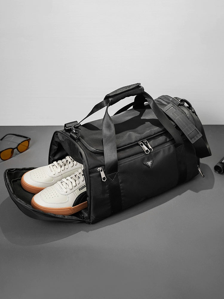 Short-Distance Travel Bag Men's Minimalist Casual Hand-Held Luggage Bag Lightweight and Large Capacity Independent Shoe Warehouse Trendy Men's Gym Bag