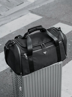 Short-Distance Travel Bag Men's Minimalist Casual Hand-Held Luggage Bag Lightweight and Large Capacity Independent Shoe Warehouse Trendy Men's Gym Bag