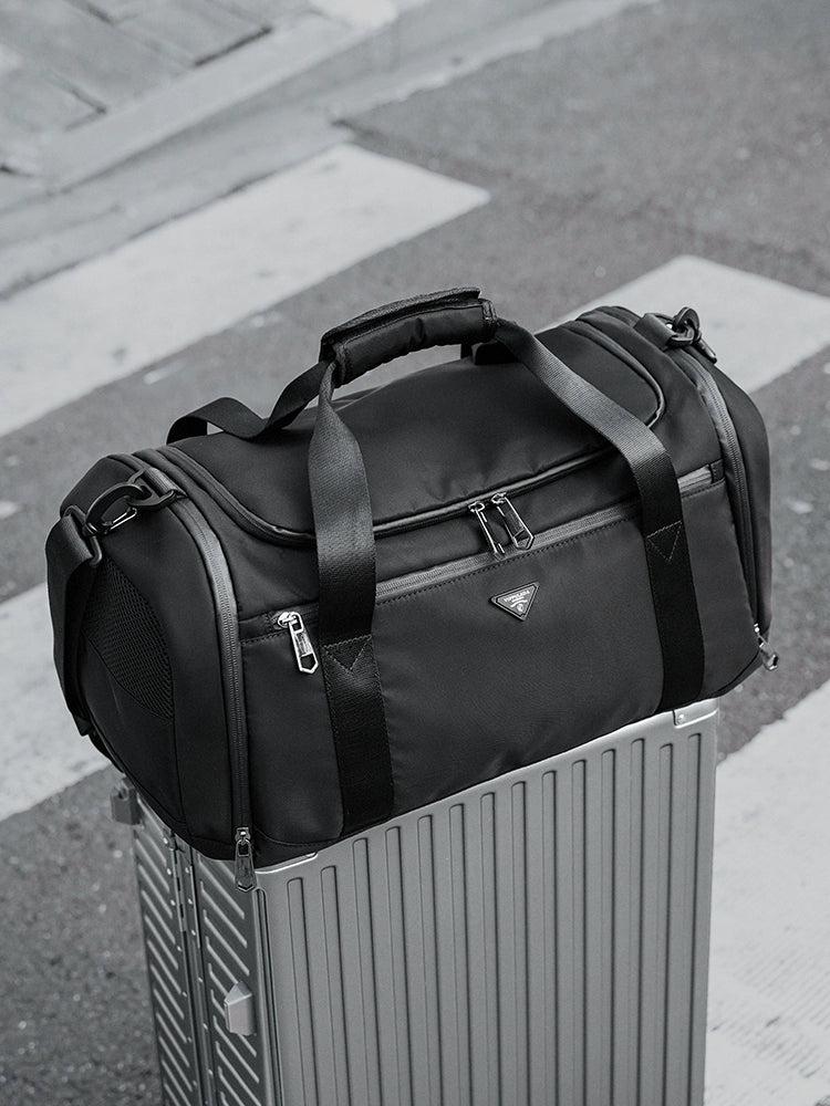 Short-Distance Travel Bag Men's Minimalist Casual Hand-Held Luggage Bag Lightweight and Large Capacity Independent Shoe Warehouse Trendy Men's Gym Bag