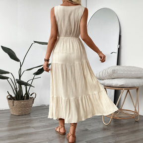 Women's Fashion Individual Casual Stitching Dress