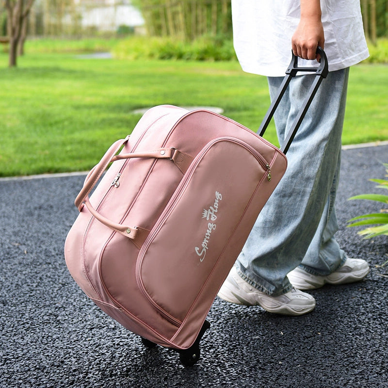 Oxford Fabric Luggage Bag Business Trip Trolley Bag with Wheels
