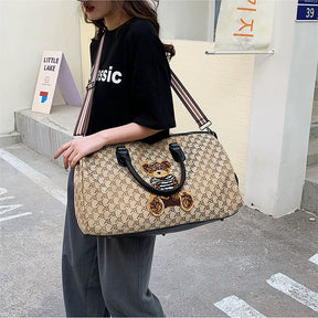 Short-Distance Travel Bag Men's Crossbody Lightweight Tote Large Capacity Luggage Storage Bag Women's Fashion Trolley Case Boarding Bag