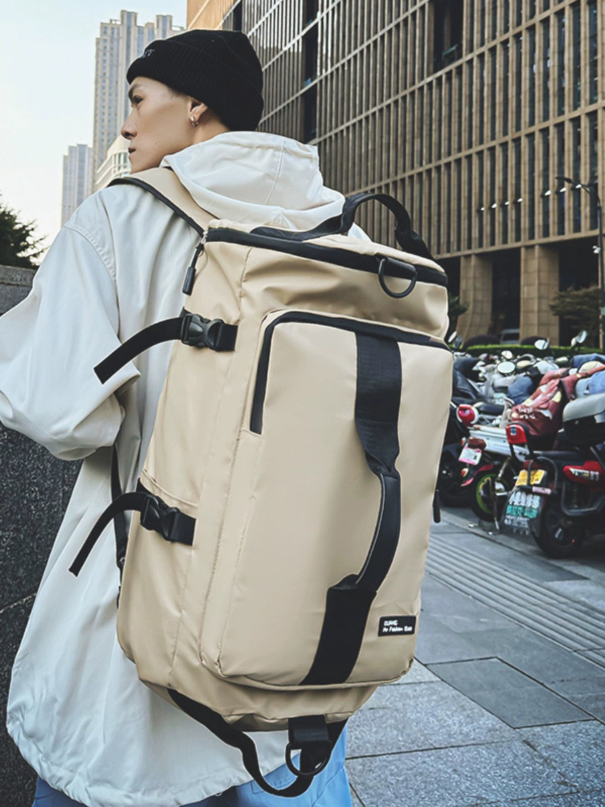 Male Student Short-Distance Multipurpose Storage Backpack