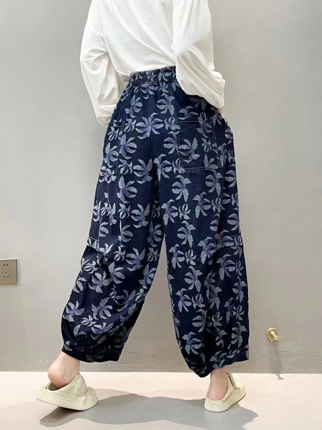 Women's Harem Pants Japanese Style Printing