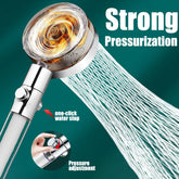 Showerhead Water-saving Bathroom Shower Accessory Rainfall High Pressure Shower Nozzle Universal Adapter