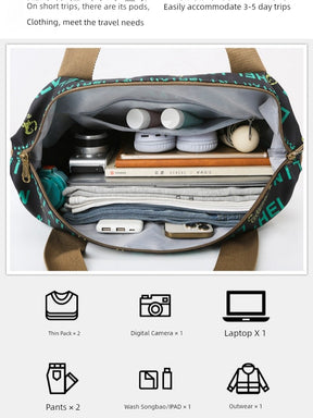 New Arrival Women's Retro Style Boarding Casual Travel Bag