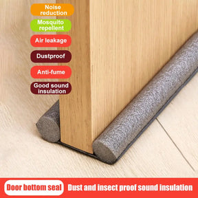 Adjustable Door Bottom Seal Strip Weather Strip Under Door Draft Stopper Thicker Anti-Cold