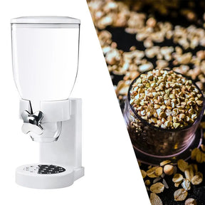 Food Container Dustproof Airtight Storage Kitchen Cereal Food Dispenser - Food Jar Dispenser  for Home
