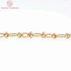 (8436) 50CM 11.5x2MM 8.5x14MM 24K Gold Color Brass Necklace Chains Bracelet chains Quality Diy Jewelry Findings Accessories