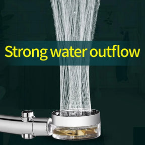 Showerhead Water-saving Bathroom Shower Accessory Rainfall High Pressure Shower Nozzle Universal Adapter