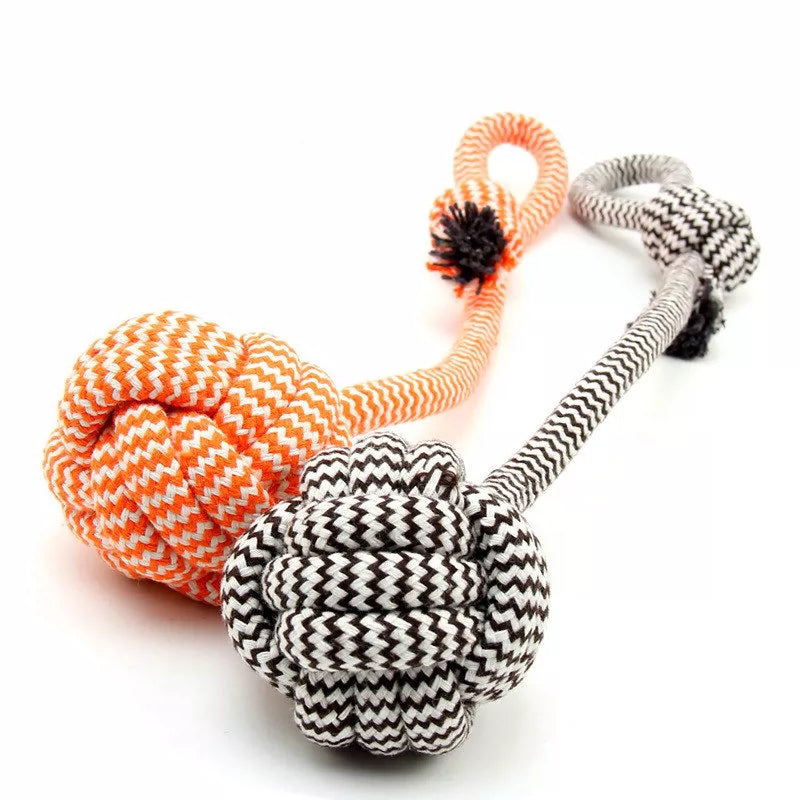 Teddy Teether Ball Bichon Border Collie Hand Drawstring Puppy