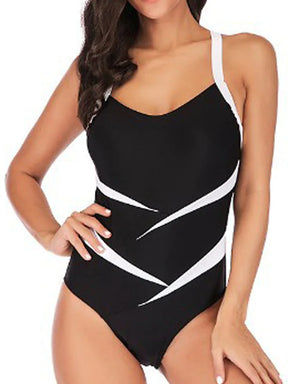 Women's Swimsuit One-piece Printing Seaside Beach Swimsuit