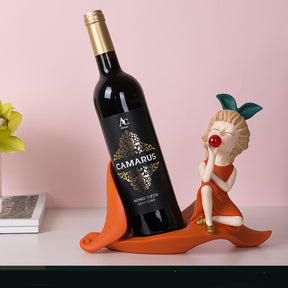 Modern Style Decorations Creative Bubble Female Wine Rack