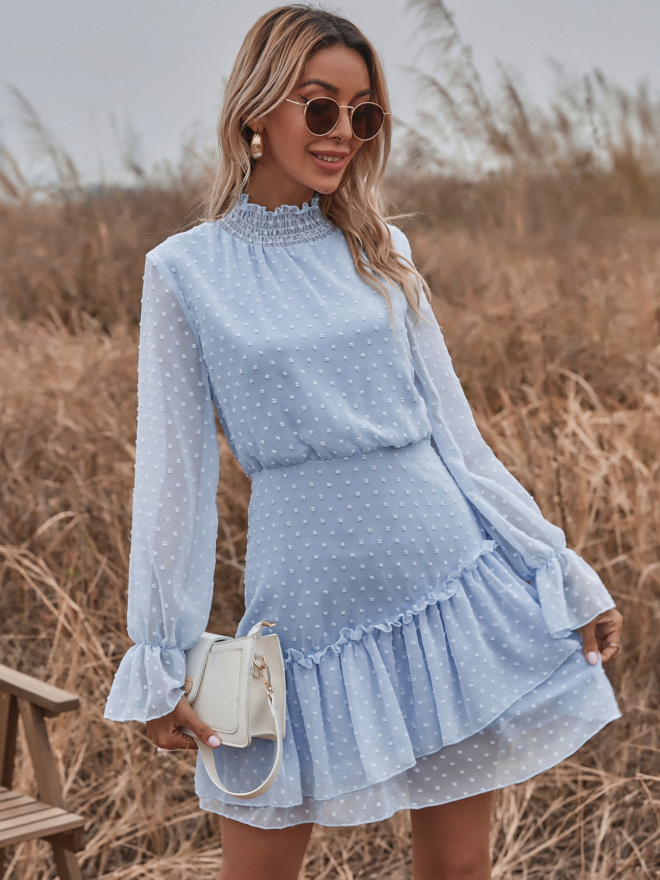 Casual Sweet Polka Dot Dress Women